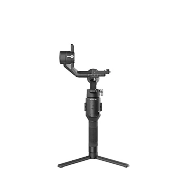 DJI RSC – Lightweight and Compact, Superior Stabilization, 3-Axis Gimbal Stabilizer for Mirrorless Cameras, Nikon, Sony, Panasonic, Canon, 360 Degree Movement, 2kg Tested Payload, Axis Locks, Black - 22 x 7.5 x 37 Centimeters, 	Black