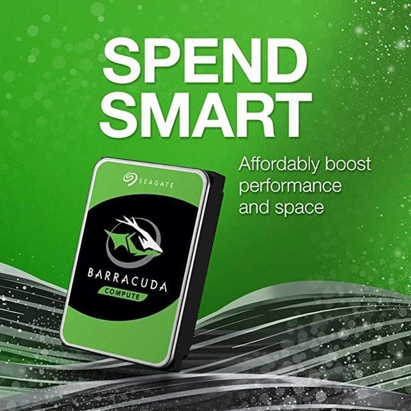 Seagate Barracuda 2 TB Internal Hard Drive HDD – 3.5 Inch SATA 6 Gb/s 5400 RPM 256 MB Cache for Computer Desktop PC (ST2000DM005) - 2000gb, green