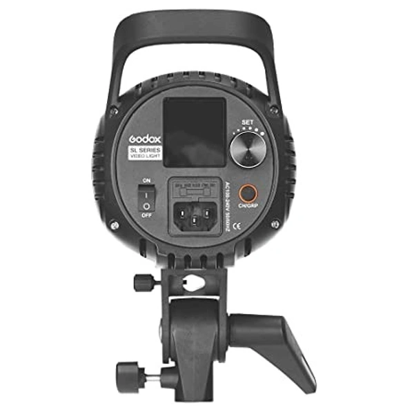 GODOX SL-60W 60W 5600±300K LED Video Light with Bowens Mount Continous Light - White Version | for Video Recording, Wedding, Outdoor Shooting ( Remote not Included) (SL60W)