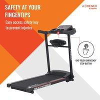 Adrenex by Flipkart Majesty Prime S2 Treadmill with Massager, 2HP Peak Multifunction Treadmill for Home Gym Exercise Machine Treadmil