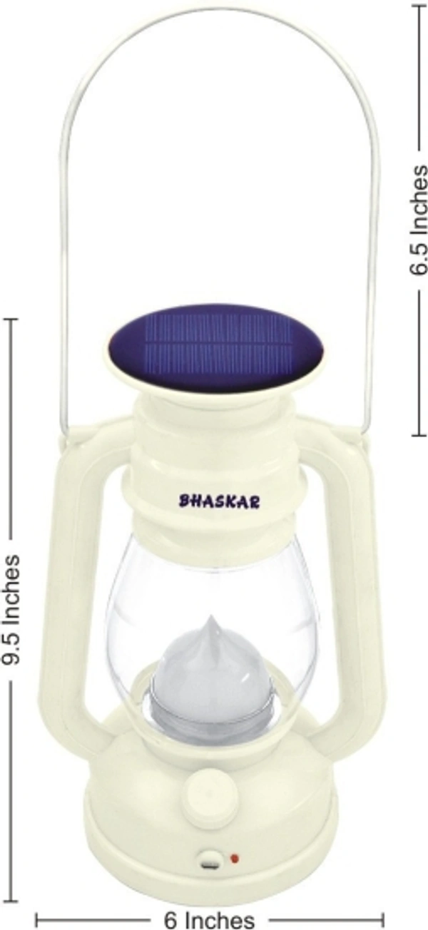 Eye Bhaskar Hi Bright LED 1st Step Night Lamp Solar Rechargeable Lantern Emergency Light