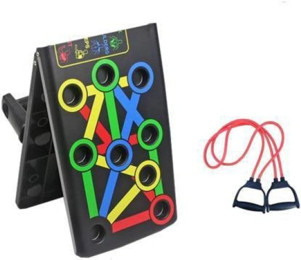 BRPEAEI PUSH UP BOARD With Toning Tube