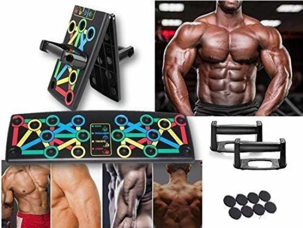 BRPEAEI PUSH UP BOARD With Toning Tube