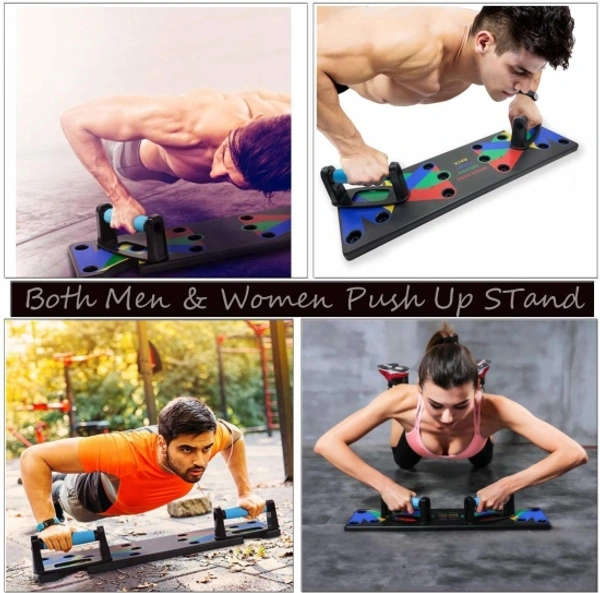 BRPEAEI PUSH UP BOARD With Toning Tube