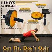 LIVOX Dual Wheel AB Rollar And Toning Tube