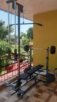GoFiTPrO 20 in 1 bench Multipurpose Fitness BenchHolding Capacity: 200 kg, 220 kgType: Multipurpose Fitness BenchPositioning Type: INCLINE, DECLINE, FLATMade of MS IRONW x H x D: 47 cm x 100 cm x 28 cmHolding Capacity: 220 kg7 Days Replacement Policy, No questions asked.Hurry, Only a few left!