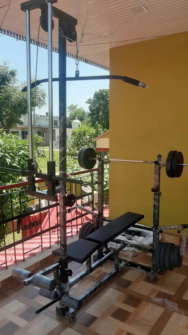 GoFiTPrO 20 in 1 bench Multipurpose Fitness BenchHolding Capacity: 200 kg, 220 kgType: Multipurpose Fitness BenchPositioning Type: INCLINE, DECLINE, FLATMade of MS IRONW x H x D: 47 cm x 100 cm x 28 cmHolding Capacity: 220 kg7 Days Replacement Policy, No questions asked.Hurry, Only a few left!