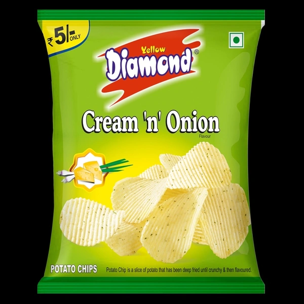 Diamond Potato Chips - cream 'n' Onion