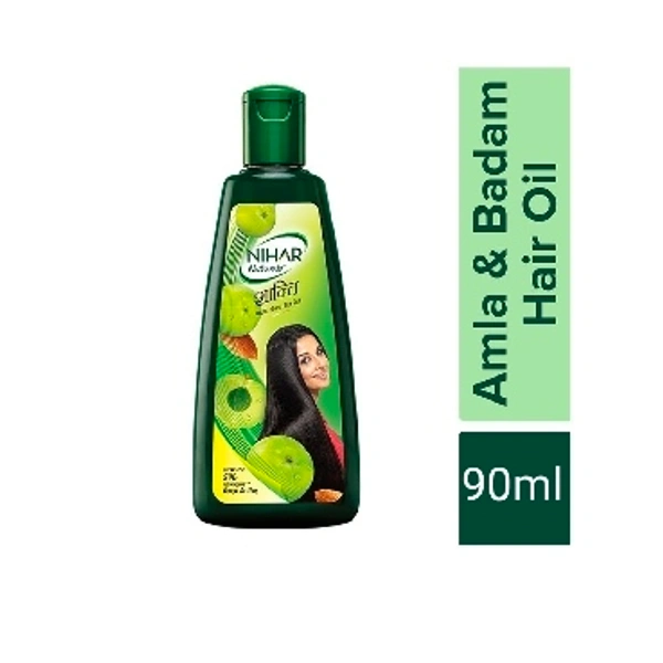 Nihar Shanti Amla and Badam Hair Oil  - 90ml