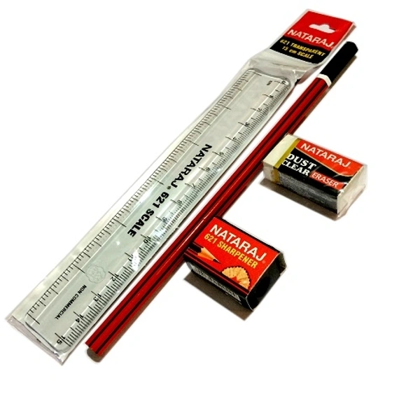 Nataraj Stationery 4 Pic Set - 