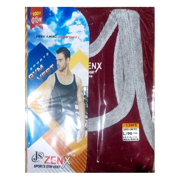 JS ZENY Sports Gym Vest - L/90cms 🔴🤍