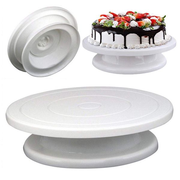 Cake Turntable Rotating Revolving Cake Decorating Stand and Easy Glide  Fondant Smoother Decorating Baking Tool 28cm, Cake Turn Table, Decorating  Baking Tool, Cake Decorating Turntable Stand
