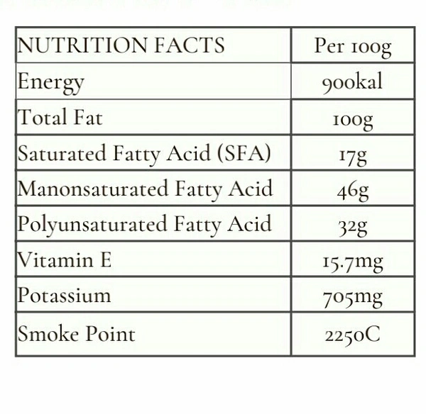 COLD PRESSED GROUNDNUT OIL  - 1/2 Litre
