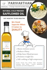  WOOD PRESSED SAFFLOWER OIL - 500ml