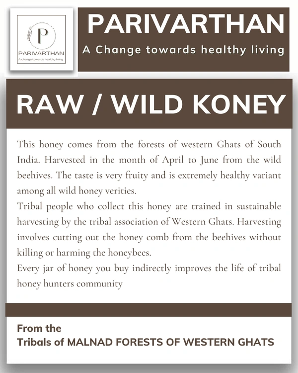 RAW WILD HONEY  - Brown