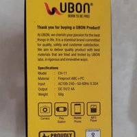 Duel USB Charger - ubon , 2.4, c-11