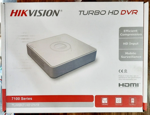 HIKVISION 4Ch DVR ECO - DS-7104HGHI-K1, 2022