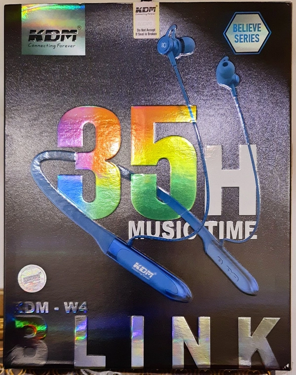 KDM  Head Phone  - W4, Sky Blue