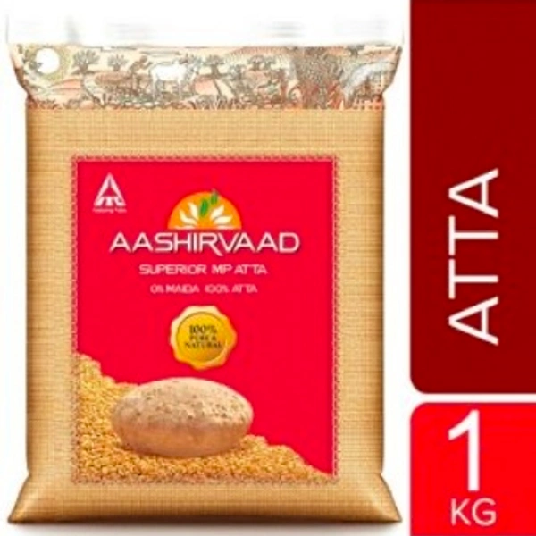 Aashirvaad Atta : ఆశీర్వద్ గోధుమపిండి : 1 kg - 