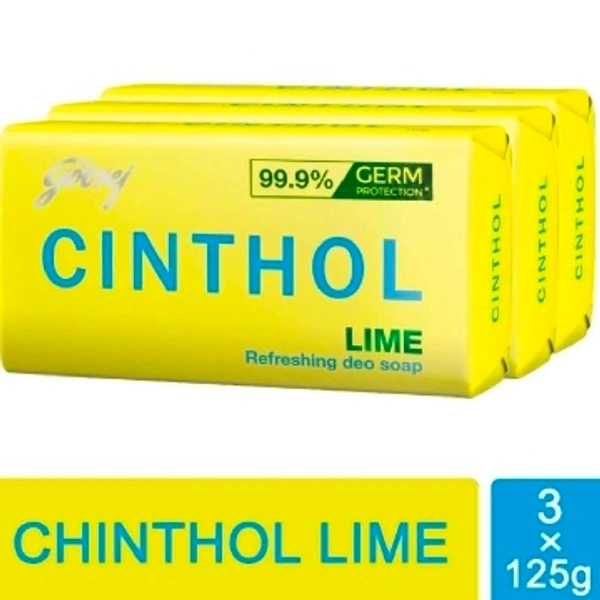 Cinthol Lime Soap : సింతల్ లైమ్ సబ్బు -4×100gm - 