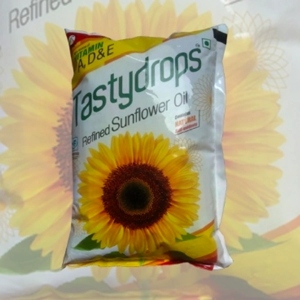 Tastydrops Sunflower Oil : టేస్టీడ్రాప్స్ సన్ ఫ్లవర్ ఆయిల్ -1 Liter - 