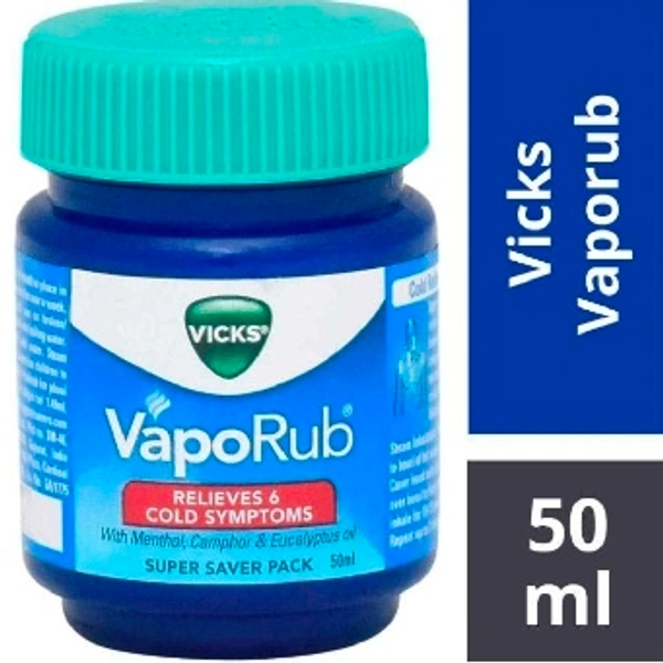 Vicks Vaporub : విక్స్ వాపోరాబ్ -50ml - 
