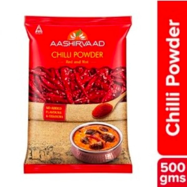 Aashirvaad Chilli Powder : ఆశీర్వాద్ కారం ప్యాకెట్ :500gm - 