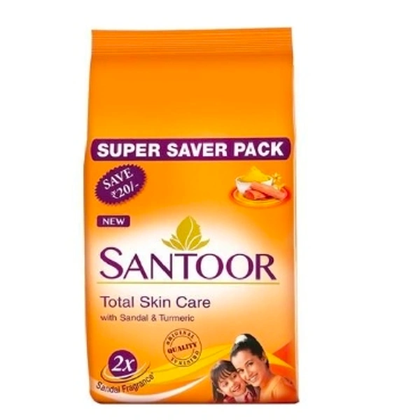 Santoor Soaps : సంతూర్ సబ్బులు -4×100gm - 