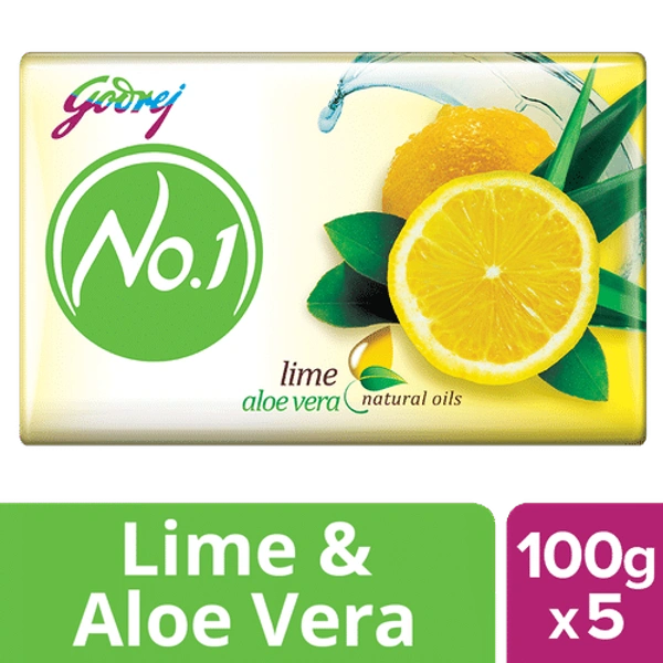 Godrej No1 Soaps : గోద్రెజ్ No1 సబ్బులు -5×100gm - 