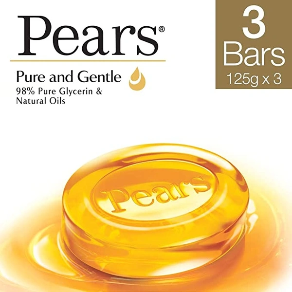 Pears Soaps : పియర్స్ సబ్బులు -3×125gm - 