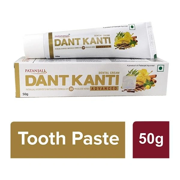 Patanjali Dantkanti Toothpaste : పతంజలి దాంతకాంతి టూత్ పేస్ట్ -50gm - 