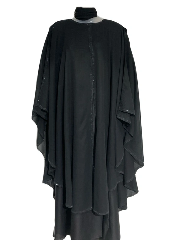Humeira Abaya Dubai Style Simple Nug Farasha For Unmarried/School Girl - 54, 300 gms
