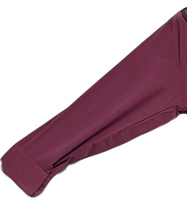 Humeira Abaya Zip Button Handwork Abaya in Al Nida Fabric With Frill Work (Pink) - 54, 300 gms