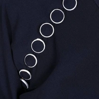 Humeira Abaya Humeira Dubai Style Simple 3 Layer Sleeves Style Abaya in Al Firdous Fabric (Blue) - 54, 300 gms