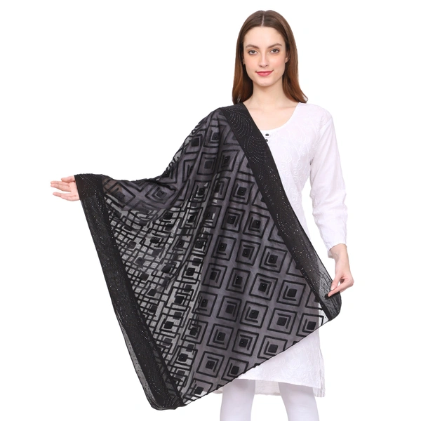 Humeira Abaya Dubai Style Women's Stole - M, 100 gms