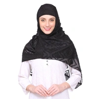 Humeira Abaya Dubai Style Women's Stole - M, 100 gms