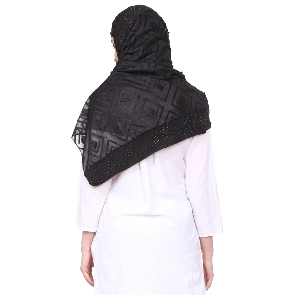 Humeira Abaya Dubai Style Women's Stole - M, 100 gms