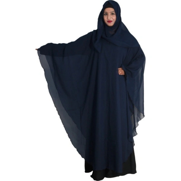 Humeira Abaya Blue Farasha Kaftan in Al Nida Fabric - 54, 300 gms