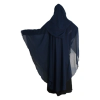 Humeira Abaya Blue Farasha Kaftan in Al Nida Fabric - 54, 300 gms