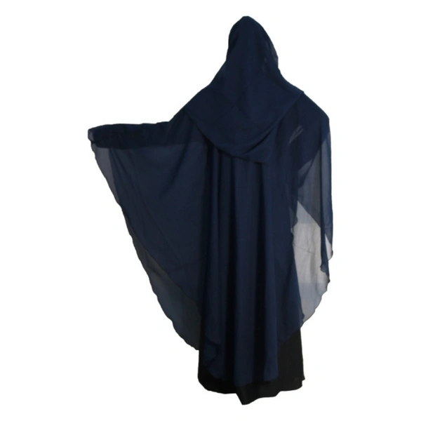 Humeira Abaya Blue Farasha Kaftan in Al Nida Fabric - 54, 300 gms