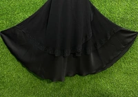 Humeira Abaya Heavy 3 Layer MS Nug Burkha/Abaya in Al Nida Fabric - 54, Black, 300 gms