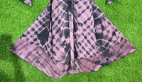 Humeira Abaya Front Open Black Print Abaya in Al Nida Fabric - 54, Pink, 300 gm