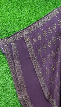 Humeira Abaya Dubai Style Heavy Bell Double Layer Farasha in Al Nida Fabric - 54, Pink, 300 gm
