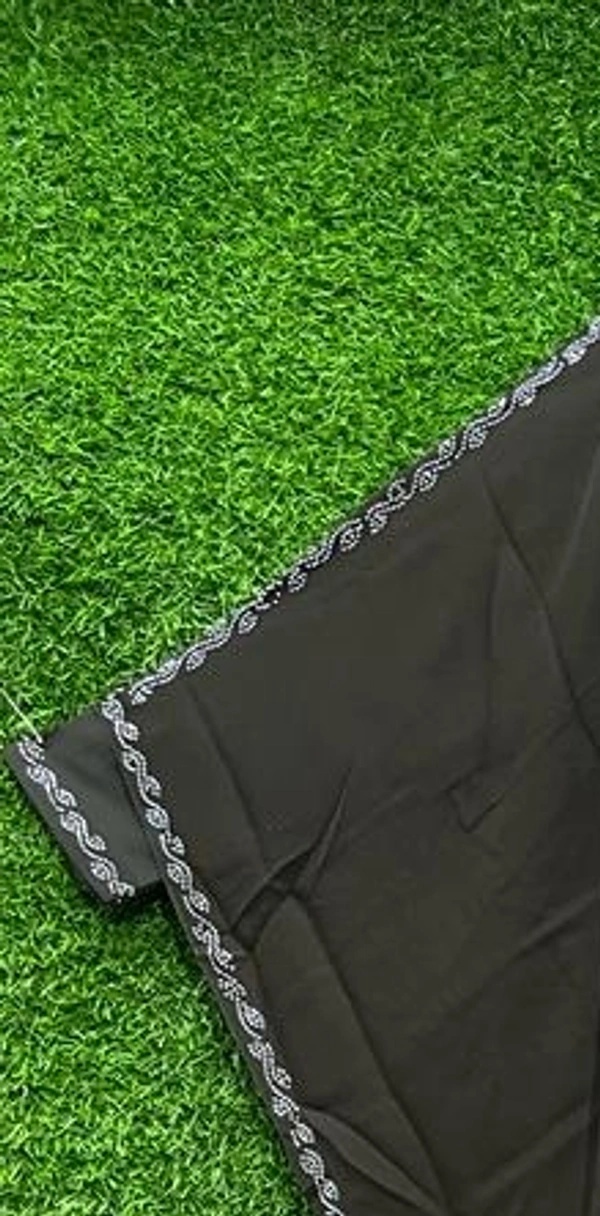 Humeira Abaya Laher Bell Dubai Style Farasha in Al Nida Fabric - 54, Kahi, 300 gm