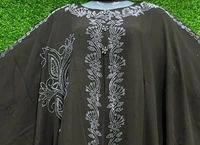 Humeira Abaya Laher Bell Dubai Style Farasha in Al Nida Fabric - 54, Kahi, 300 gm