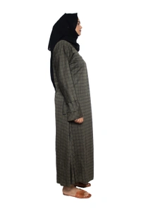 Humeira Abaya Dubai Style Simple Abaya Burkha in Garm Fabric Garm Green Green - 54