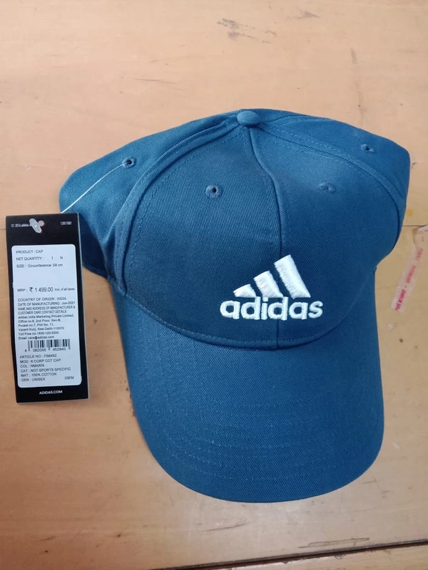 Adidas Caps - 1 To 5 Days , Orange Blue