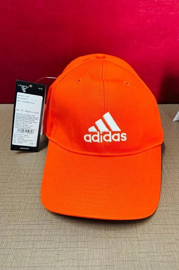 Adidas Caps - 1 To 5 Days , Orange Blue