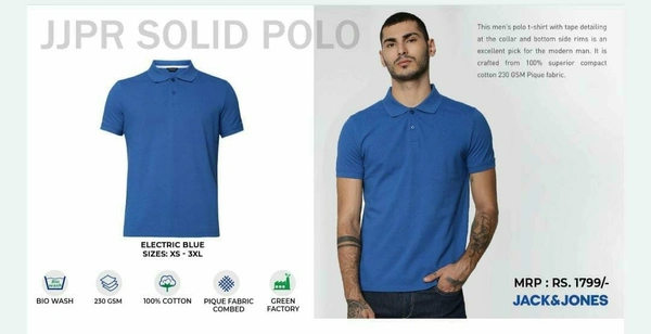 Jack & Jones Plain t shirt Blue - 3 To 7 Days, XS S M L Xl XXL XXXL, Blue