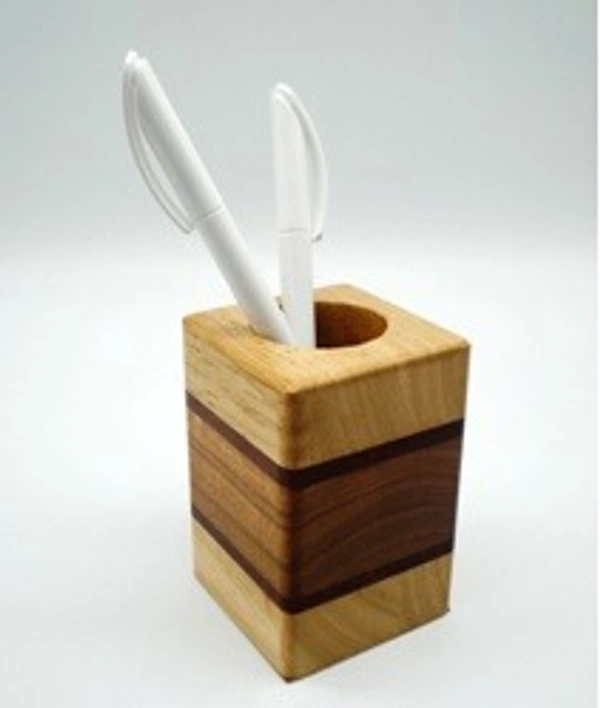 Desktop Wooden Pen Stand  - Bangalore 24 hrs up to 72 hours / Other Cities 4 to 7 days.
